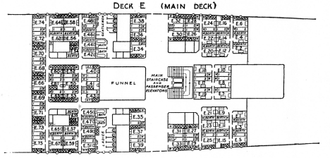 Lusitania Deck E