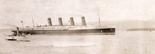 Lusitania in Clyde