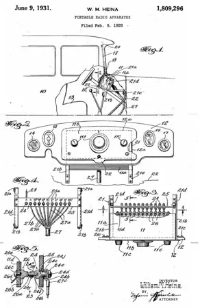 Car radio patent