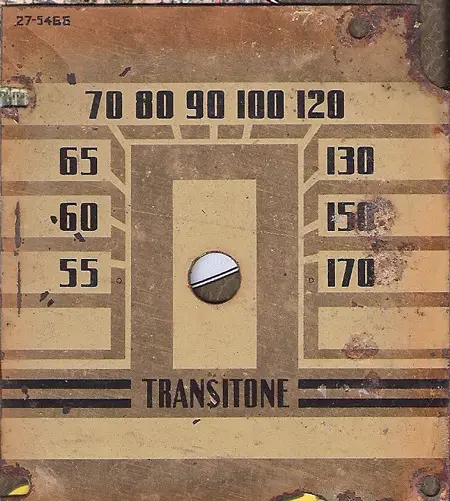 Transitone radio